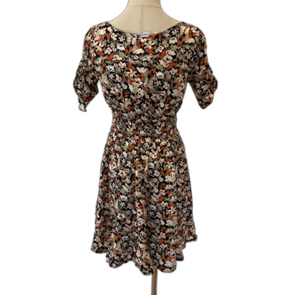 Free People Forget Me Not Mini Dress Floral NEW NWT $128 Size 0 V-Neck - Picture 3 of 11